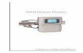 Hybrid Ultrasonic Flowmeter - Xylem Analytics · The Hybrid Ultrasonic Flow Meter can measure fluid flow in virtually any fluid in which sound waves can travel. The meter is considered