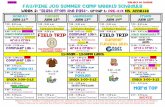 5/30/18 Subject to Change FAU/PINE JOG SUMMER Camp weekly … 2 JUNE 11TH 2018... · 2018-06-01 · 5/30/18 Subject to Change FAU/PINE JOG SUMMER Camp weekly schedule Week 2: “Blast