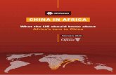 What the US should know about Africa’s turn to China€¦ · 06/02/2020  · involvement in Africa (including loans to African countries) as “for mutual benefit”. 17. African