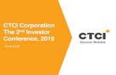 CTCI Corporation The 2nd Investor · 2019-09-25 · improved. CTCI will focus on the following projects: Taiwan IPP coal-fired power plant Taipower coal-fired power plant 3. Wastewater