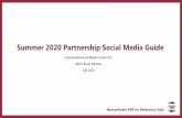 Summer 2020 Partnership Social Media Guide...10 hours ago  · Social media is a great way to share helpful information about the 2020 Census! This guide includes: • Sample posts