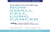 understanding NoN- Small Cell lung CanCer · non-small cell lung cancer (NSCLC) and small cell lung cancer (SCLC). NSCLC makes up about 85% ... guided by an ultrasound or a CT scan.