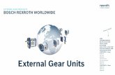 External Gear Units - Bosch Rexroth · 2020-03-11 · external gear products home customer benefits multiple solutions helical gears b platform axial piston + gear pump electro-hydraulic