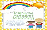 An early learning activity to practice matching upper case ...sharpeningarrowss.files.wordpress.com/2019/05/rainbow-alphabet-matching.pdfAn early learning activity to practice matching