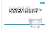 Water Supply Project Midlands and Eastern ReJ ion (WSP ... · Water Supply Project Midlands and Eastern ReJion (WSP) Economic Needs Report
