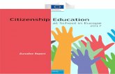 Citizenship Education - Indire · 2017-11-08 · during ITE to teach citizenship education – all prospective teachers at primary, general secondary education and school-based IVET