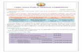 TAMIL NADU PUBLIC SERVICE COMMISSION - TNPSCtnpsc.gov.in/Notifications/2019_13_notification_Lab_Asst... · 2019-04-19 · Time Online - Registration system on payment of Rs.150/-