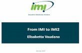 From IMI to IMI2 - RVO.nl Medicinces Initiative...• Strategic Research Agenda aimed at progressing the vision of personalised medicines, for both prevention and treatment • Collaboration