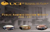 Public Administration’s Weekly Update Volume 6 - Issue 2 · Lecture on Urban Parks and Skate Board Demonstration, with student cost only $5.00. RSVP to Bethany Wilson Bethany.wilson@aecom.com