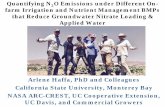 Quantifying N2O Emissions under Different On-farm ......Applied Water Arlene Haffa, PhD and Colleagues . California State University, Monterey Bay ... Global Estimates of Annual Nitrous