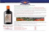 O'LILLO IGT TOSCANA ROSSO 2015vineter.com/PDF/479071.pdf · (James Suckling, 2015) Terroir: Baracchi Winery is located on a beautiful hillside to the east of Cortona, with stunning