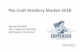 The Craft Distillery Market 2018media.mycrowdwisdom.com.s3.amazonaws.com/adi/... · 9. Red Cedar Spirits 10. Bear Creek Distillery A. Silver Owl Distilling B. Copper Ridge Distillery