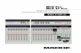 MCU Pro MCU XT Pro - Mackie...Cette configuration offre un contrôle total : 32 Faders avec 32 V-Pots. Vous pouvez acheter des cordons MIDI courts pour que votre espace de travail