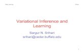 Variational Inference and Learning - University at Buffalocedar.buffalo.edu/~srihari/CSE676/19.4 VariationalInference.pdflatent variables, we can perform variational inference and