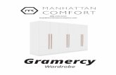 Gramercy - Amazon S3 · 03 04 16 01 13 17 16 16 11 05 20 24 23 18 19 12 09 08 07 06 10 25 Page 02 Gramercy Wardrobe. Included in the package Tools needed (not included) Screw driver