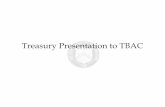 Treasury Presentation to TBAC · 2Table 1-1 of CBO's "The Budget and Economic Outlook: 2019 to 2029," January 2019 (current law). 3Table S-11 of OMB's "Mid-Session Review, Fiscal