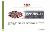 covid-19 workplace infection prevention and control policy · operations, staffing, infrastructure etc., this Policy should be implemented to an extent which is feasible and appropriate