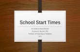 Changing School Start Times - Chesterfield County Public ...mychesterfieldschools.com/wp-content/uploads/... · Times and Academic Performance • Changing school start times offers