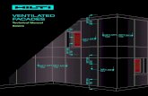 VENTILATED FACADES - Hilti · Ventilated Facades – Basics OVERVIEW A ventilated facade is an outside wall cladding application in which the ventilation zone behind the cladding