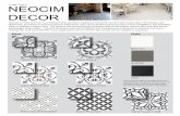 DECOR - Ceramic & Porcelain Tile · may vary from actual tile. Please check tile samples before making final selections. See reverse side for product information. Deco Field Graphite