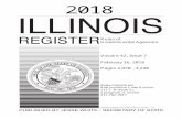 ILLINOIS...332.280 Land Ownership 332.290 Maintenance of Records, Reports, and Transfers . ILLINOIS REGISTER 2973 18 ILLINOIS EMERGENCY MANAGEMENT AGENCY NOTICE OF PROPOSED AMENDMENT