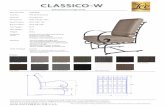 CLASSICO-W · 2020-05-19 · CLASSICO-W. 28. 33.25. O.W Lee Co., Inc. Fine Casual Furniture | DesignHarmony™ | Table Tops | Casual Fireside® and Accessories. 1822 East Francis
