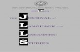 jlls.org · 2014-03-01 · 2 ISSN: 1305-578X . The Journal of Language and Linguistic Studies, Volume 9, Issue 1, April 2013 . Editorial Board Editor-in-Chief Assoc. Prof. Dr. Arif