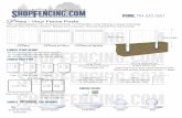 ShopFencing.com Vinyl Fencing and Gates · 2019-09-27 · VMA Certified Material: PVC (Polyvinyl Chloride) UV Protection: Color Retention Infused Technology Routed Holes For Fence