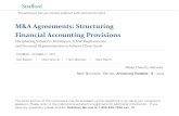 M&A Agreements: Structuring Financial Accounting Provisionsmedia.straffordpub.com/products/m-and-a-agreements... · 10/17/2013  · M&A Agreements: Structuring Financial Accounting