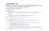 CSAF Common Vulnerability Reporting Framework (CVRF) Version 1docs.oasis-open.org/csaf/csaf-cvrf/v1.2/csprd01/csaf... · 2017-05-31 · csaf-cvrf-v1.2-csprd01 31 May 2017 Standards