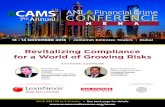 13 - 14 NOVEMBER 2016 | Jumeirah Emirates Towers Dubaifiles.acams.org/pdfs/2016/MENA-Conference-Brochure.pdf · Tobias Fowler Oates Vice President, Regional Head of Compliance Asia