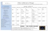 July The Library Page · 2016-07-05  · Fantastic beasts and where to find them DVD FF 1662 Doctor Strange DVD FF 1663 Sing DVD FAM 1664 Hidden figures DVD FF 1666 A man called Ove