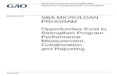 GAO-20-49, SBA MICROLOAN PROGRAM: …Page 2 GAO-20-49 SBA Microloan Program approximately $55.8 million in 2014 to about 5,400 loans totaling approximately $76.9 million in 2018. The