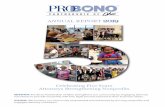 MISSION: Pro Bono Partnership of Ohio strengthens our … · 2020-05-05 · Celebrating Five Years Attorneys Strengthening Nonprofits ANNUAL REPORT 2019 MISSION: Pro Bono Partnership