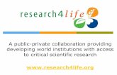 Developing Countries’ Access to Research · the HINARI programme For us in developing countries, the value of HINARI cannot be overemphasized. It is impossible to conduct meaningful
