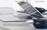 Certified Management Accountant (CMA) USA Brochure.pdfCA, CMA or CS without being an under-graduate • Therefore, these are lengthy and also emcompass what a candidate would have