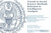 Trends in Social Science Methods Relevant to Intelligence ...sites.nationalacademies.org/cs/groups/dbassesite/...Big Data Availability •Big data is increasingly available in real