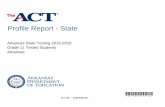 Profile Report - State - Arkansasdese.ade.arkansas.gov/public/userfiles/Learning... · Arkansas State Testing 2015-2016 Code 049999 Grade 11 Tested Students Arkansas Total Students