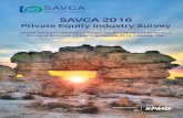 SAVCA 2016 - KPMG€¦ · Sunset at the rock formation 'La Fenetre' near Isalo, Madagascar. SAVCA 2016 Private Equity Industry Survey | 1 2 4 8 18 24 32 34 40 44 46 48 52 54 Foreword