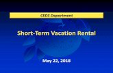 Short-Term Vacation Rental - Orange County Florida ... · 22/05/2018  · Hotel/motel tax • Building Code - sprinklers and accessibility ... Flagler County – Requires registration