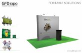 Portable cover page · The set.retractable banner stand features a pivoting and self-locking foot for unmatched stability. The duo signature telescopic pole is light compatible and