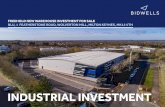 FREEHOLD NEW WAREHOUSE INVESTMENT FOR SALE BLU, 1 ......M25 32 miles BY RAIL London Euston 34 minutes Birmingham Airport 43 minutes Gatwick Airport 85 minutes. Situation BLU is located