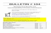 BULLETIN # 104 · Bulletin #104 Effective: May 31, 2019 The following products will be considered for Pharmacare reimbursement upon an individual prescriber/patient request basis.