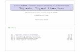 Linux/UNIX System Programming Fundamentals Signals: Signal On Linux: Certain other system calls also