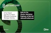 A Full Stack Niels de Vos journey to reach Gluster ...people.redhat.com/ndevos/talks/2018-10-OSSEU/full... · Brief Introduction into Kubernetes Storage • Dynamic provisioned persistent
