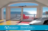 OceanView®...At the 150 degree position, the hidden tilt latches are engaged with the jamb, and the sash can be lifted. Tilt-In Position When the lever is moved to 180 degrees, the