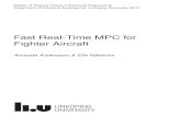 Fast Real-Time MPC for Fighter Aircraft1217945/FULLTEXT01.pdf · Fast Real-Time MPC for Fighter Aircraft Amanda Andersson & Elin Näsholm LiTH-ISY-EX--18/5143--SE Supervisors: Erik