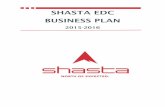 SHASTA EDC BUSINESS PLAN · 3. A survey system to capture data on manufacturers to assess regional economic changes and trends. 4. Create a one page marketing piece of local company