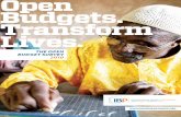 Open Budgets. Transform Lives.internationalbudget.org/wp-content/uploads/2011/06/2010... · The Open Budget Initiative International Budget Partnership senegAl Université de Dakar