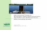 PBT Chemical Trends in Washington State Determined from ... · Field Methods . Ecology field crews collected sediment cores from deep, flat areas of the lakes using a Wildco stainless